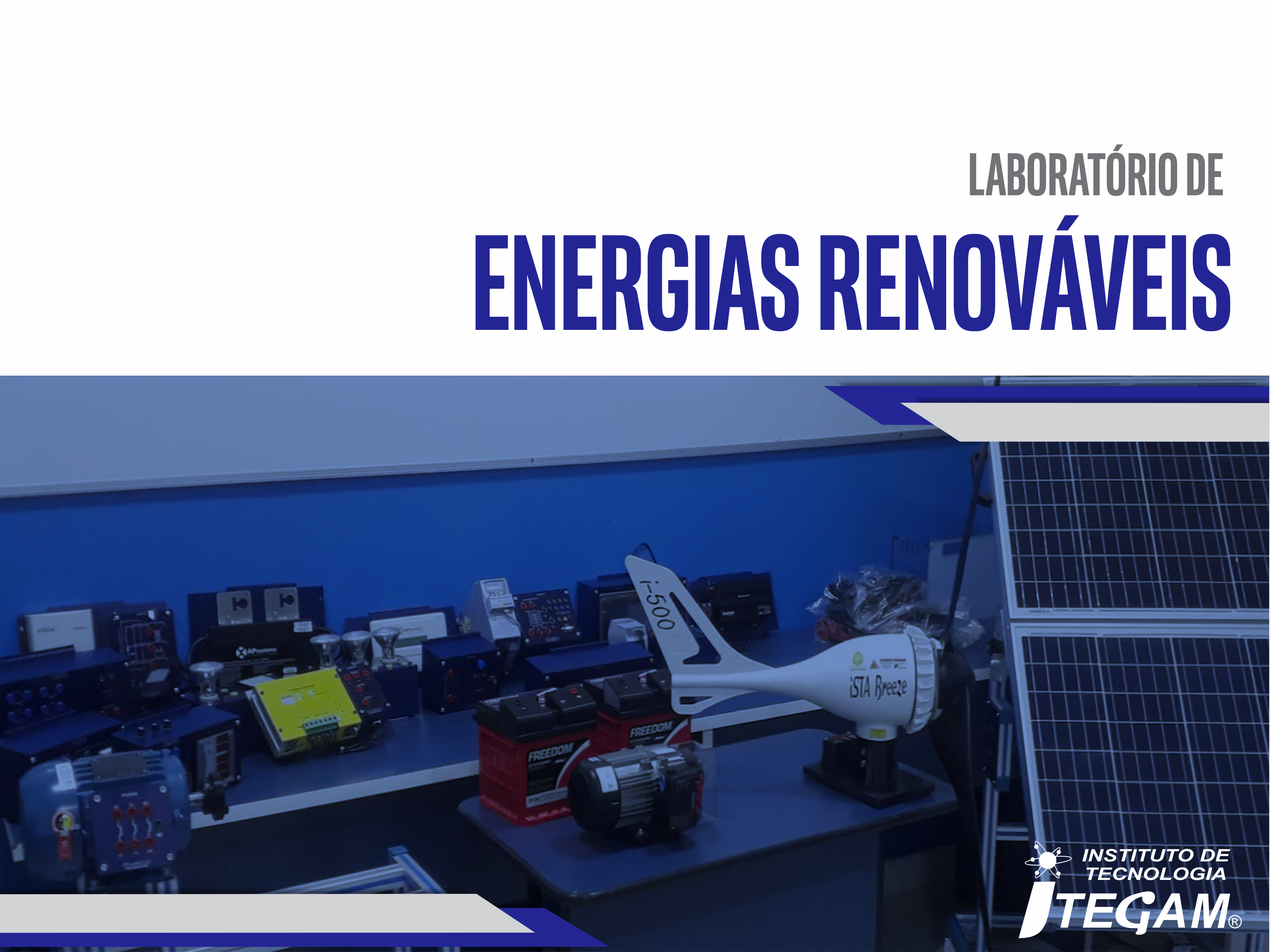 Itegam adiquire novos equipamentos para o Laboratório de Energias Renováveis